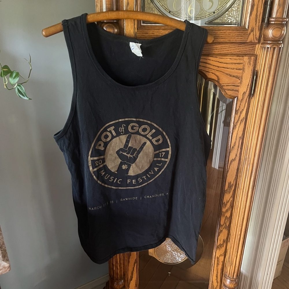 Port Company Men's L Tank Top Pot of Gold 2017